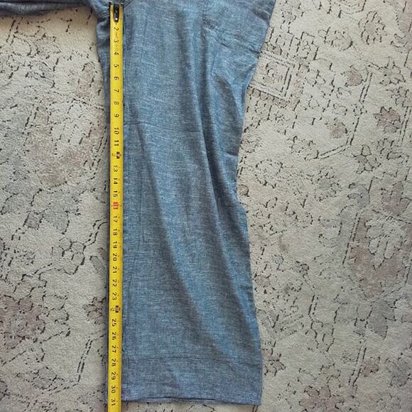 Max Studio Linen Blend Wide Leg Pants Womens XL High Rise NWT - Picture 8 of 8